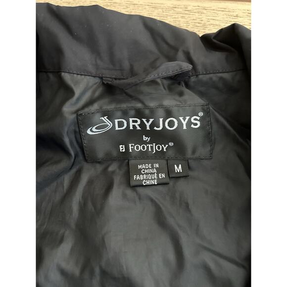 Footjoy FJ Jacket Men's M Gray Dryjoys Zip Pocket Windbreaker‎ - Picture 12 of 13